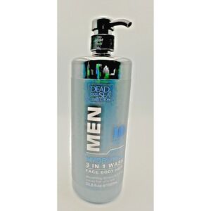 Dead Sea Collection Mens Face Body Hair Hydrating Wash 33.8 oz